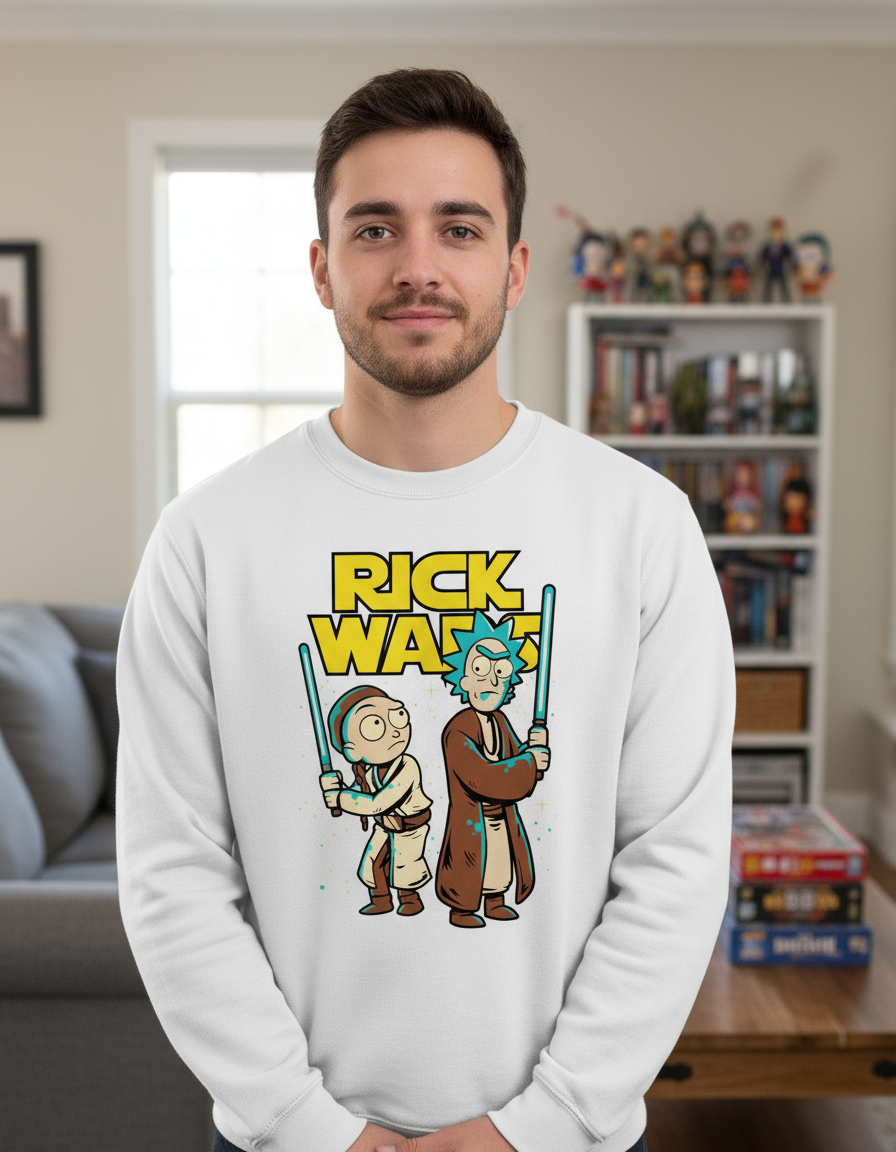 Buzo: Rick Morty Star Wars Memoestampados - Imagen 5