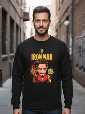 Buzo: I Am Iron Man Memoestampados