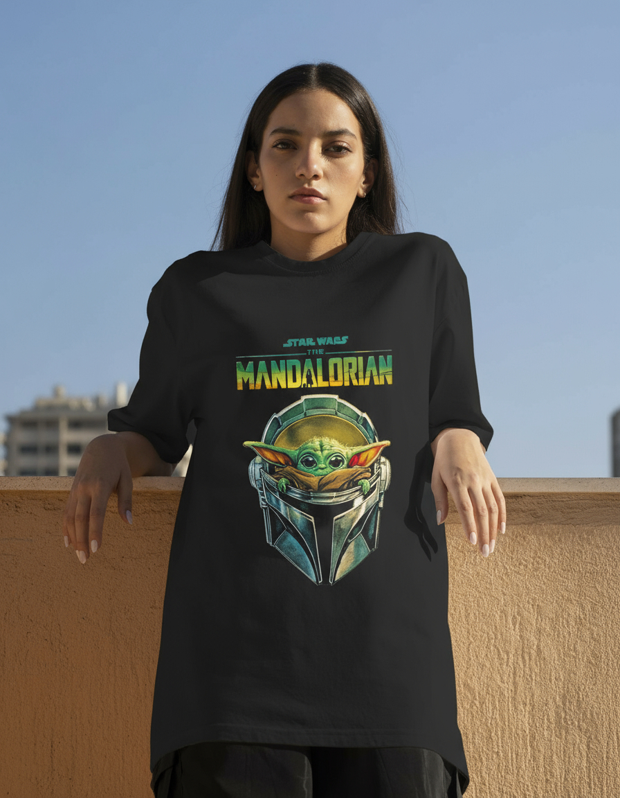 Remera: The Mandalorian 01 Memoestampados