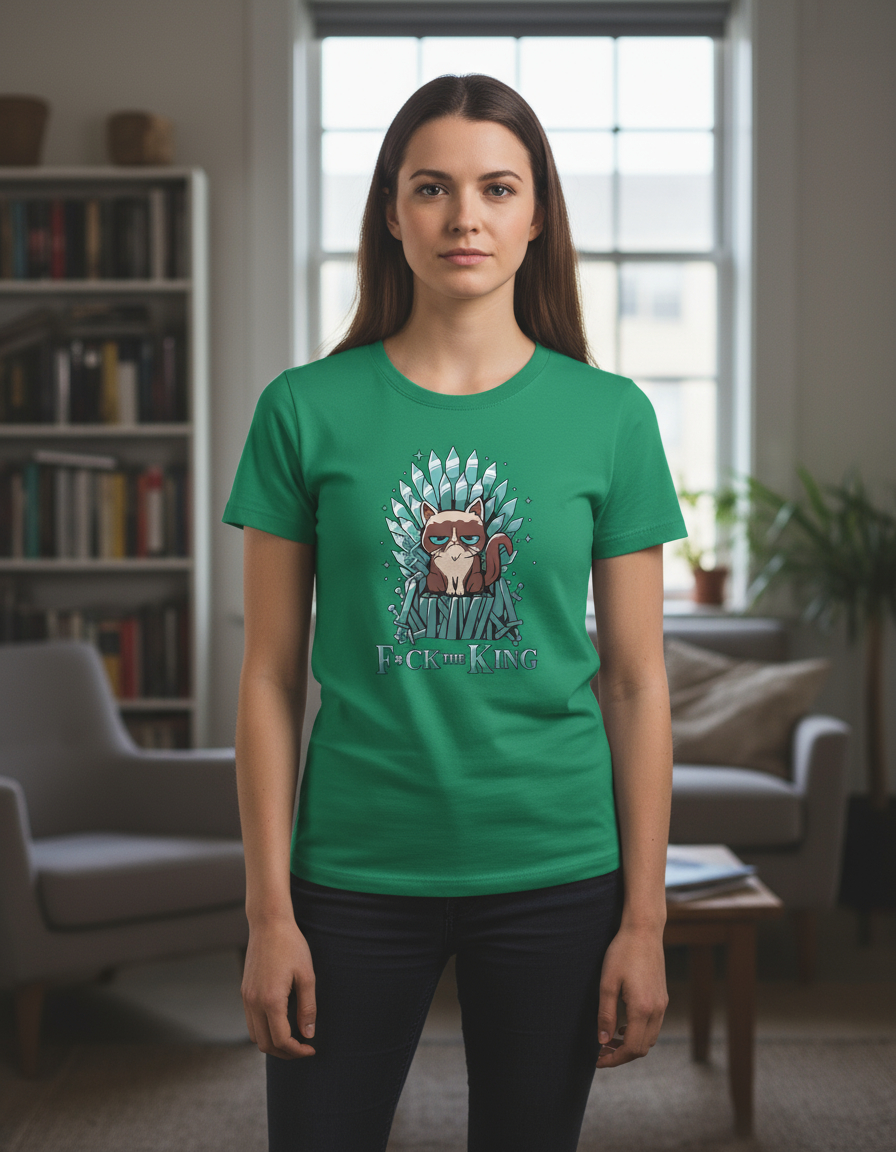 Remera: Fuck The King Cat Memoestampados - Imagen 8