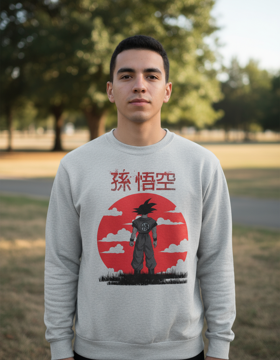 Buzo Goku Atardecer Memoestampados