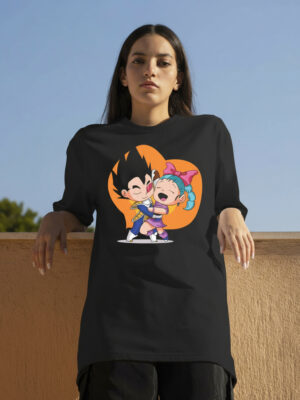 Remera: Vegeta _ Bulma Love Memoestampados