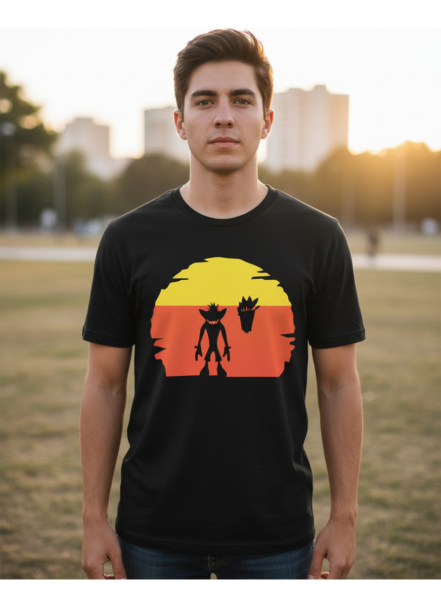 Remera: Crash Bandicot Memoestampados