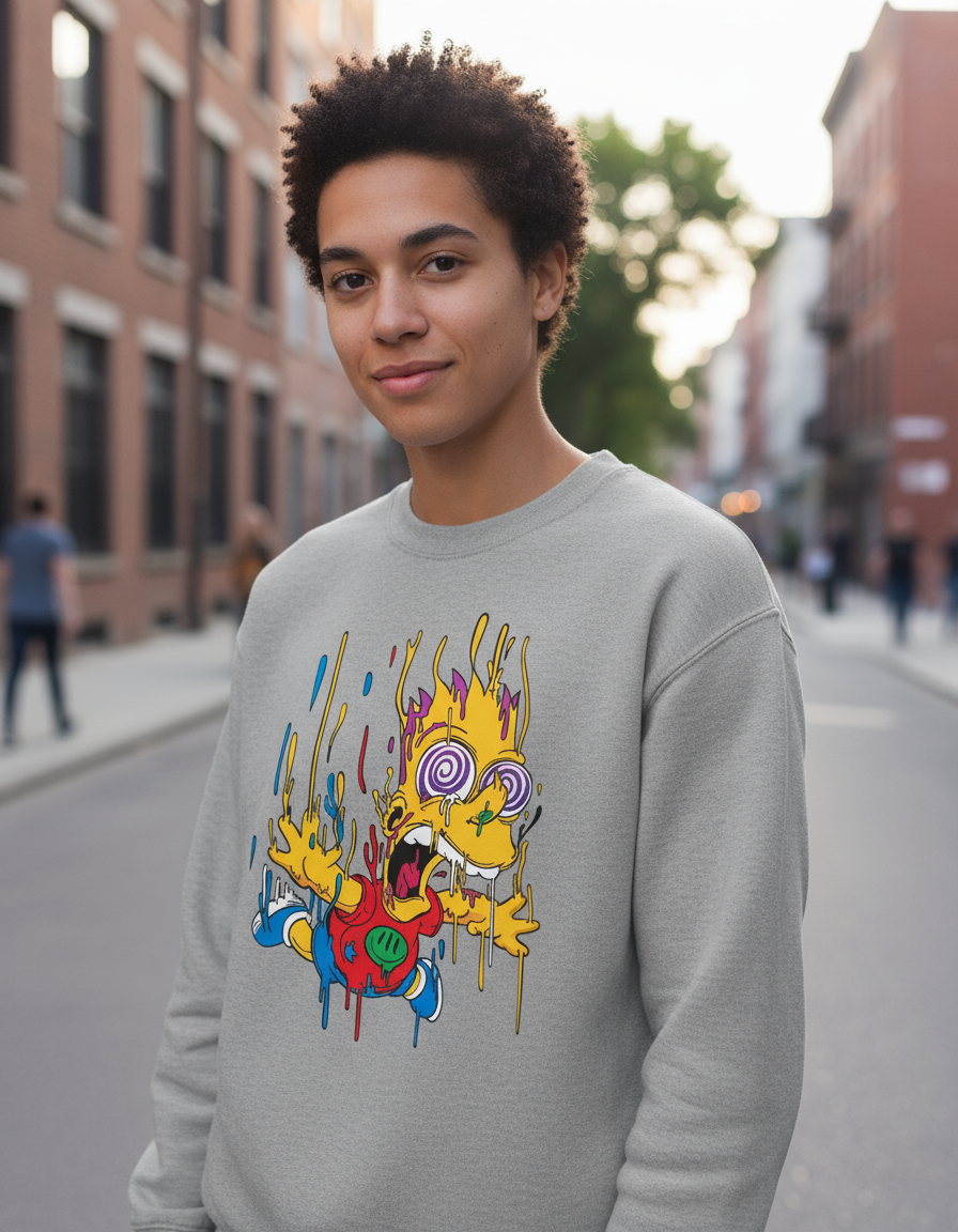 Buzo: Bart Simpsons Dibujo Memoestampados - Imagen 6