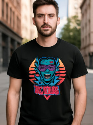 Remera: Dracula Vaporwave Memoestampados