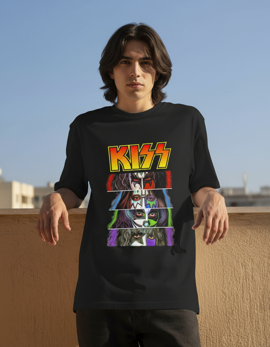 Remera: Kiss 02 Memoestampados