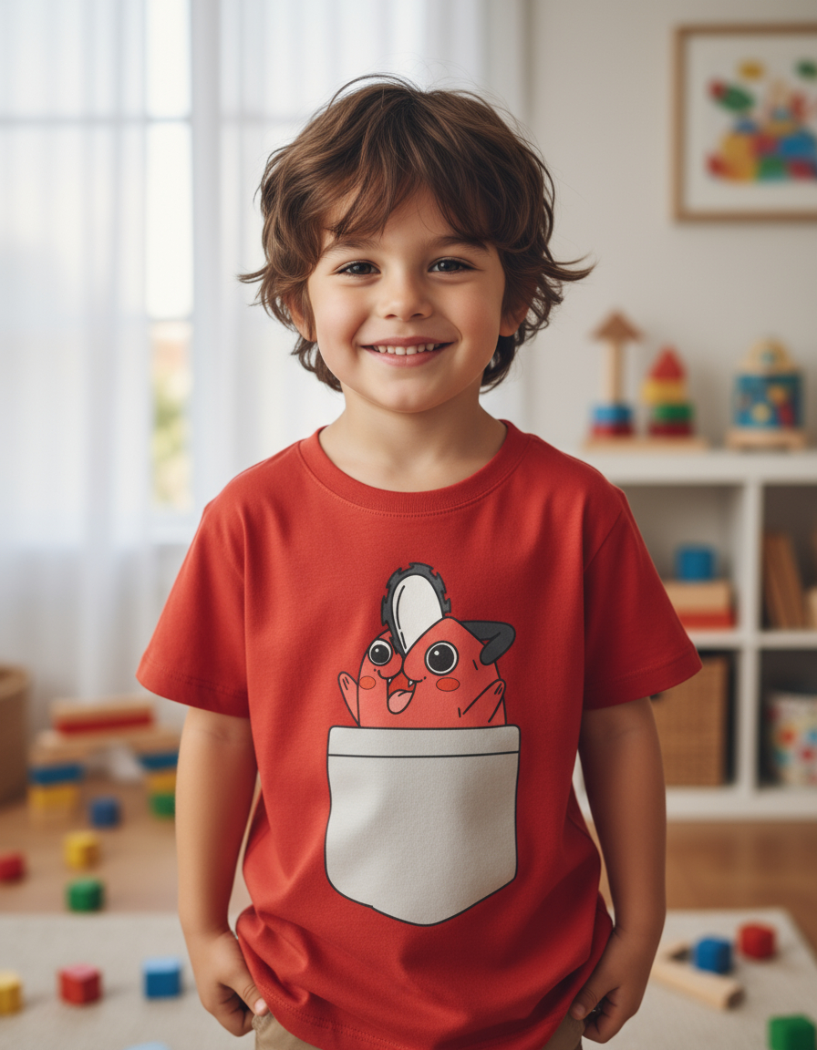 Remera: Pochita De Bolsillo Memoestampados - Imagen 10