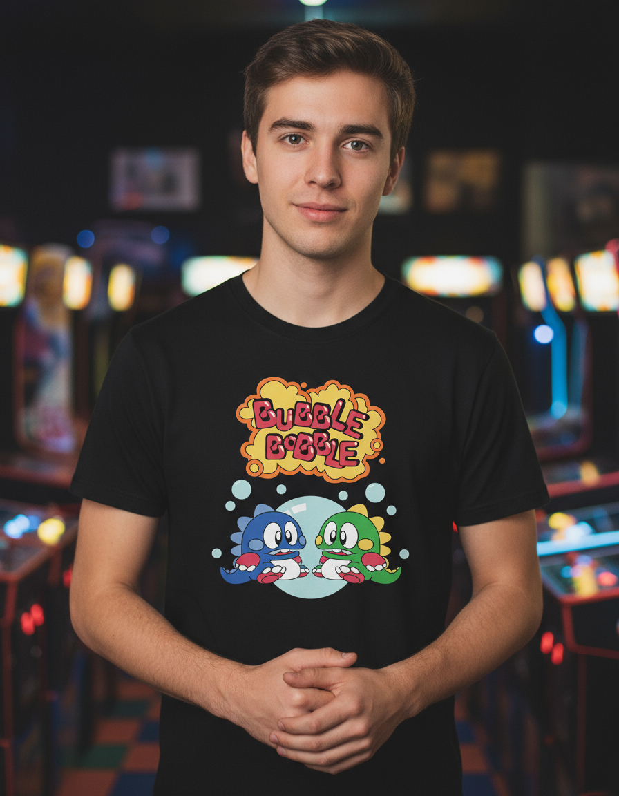 Remera: Bubble Bobble 01 Memoestampados
