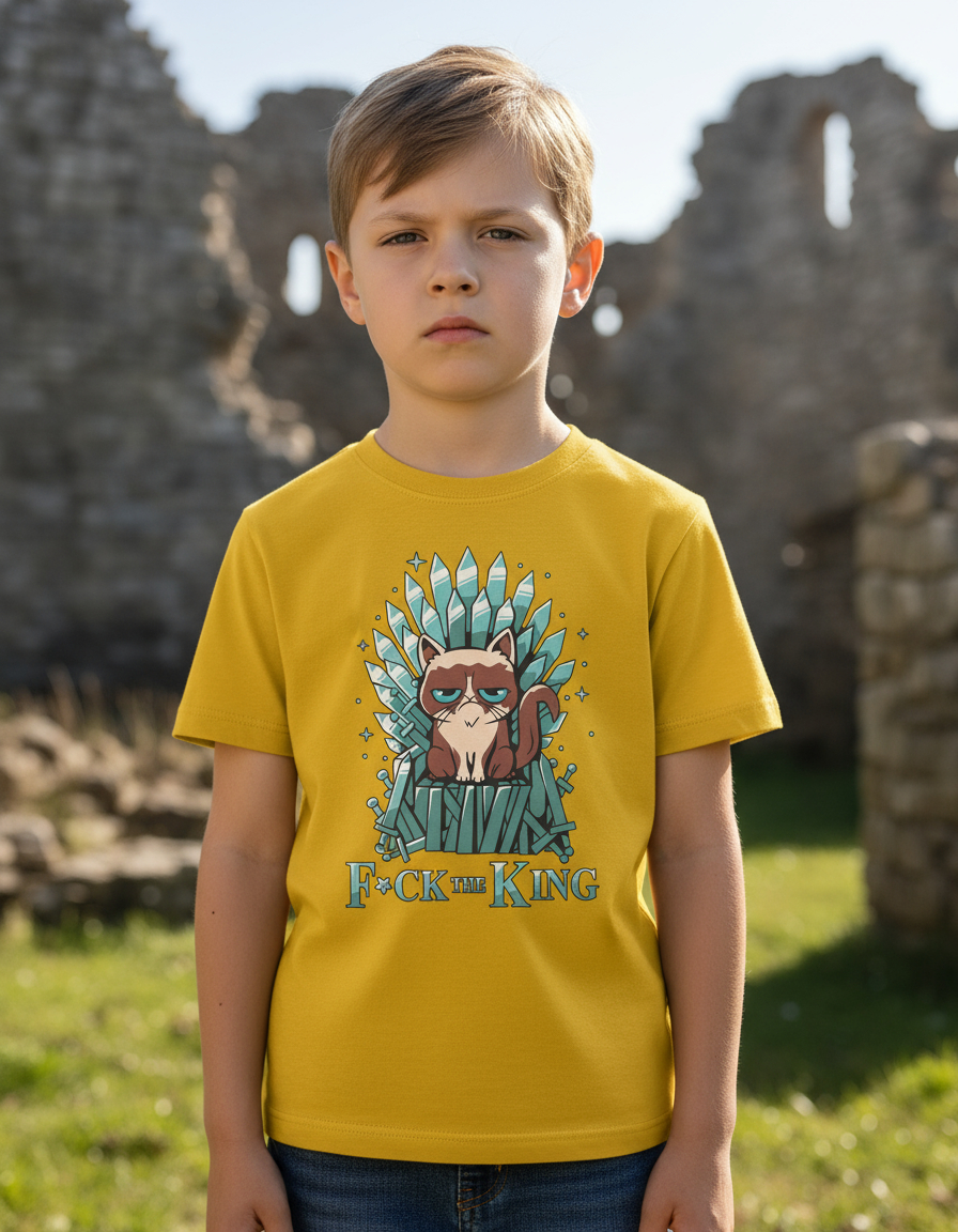 Remera: Fuck The King Cat Memoestampados - Imagen 10