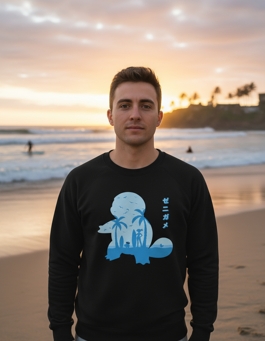 Buzo Squirtle Silueta 01 Memoestampados