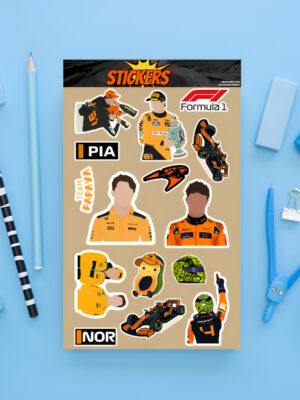Pack Pegotines Stickers Mclaren F1 Memoestampados
