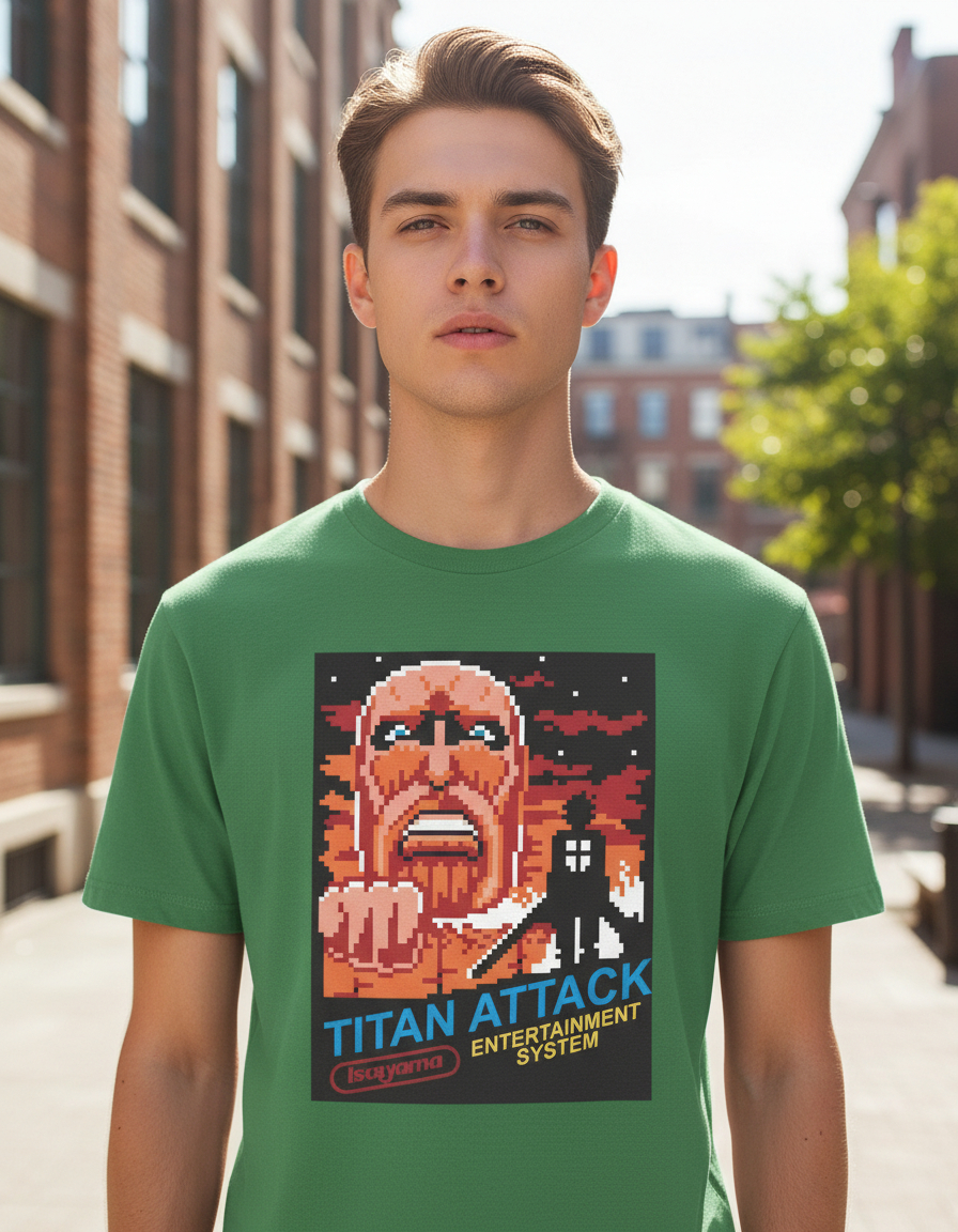 Remera: Titan Attack Nes Memoestampados - Imagen 14