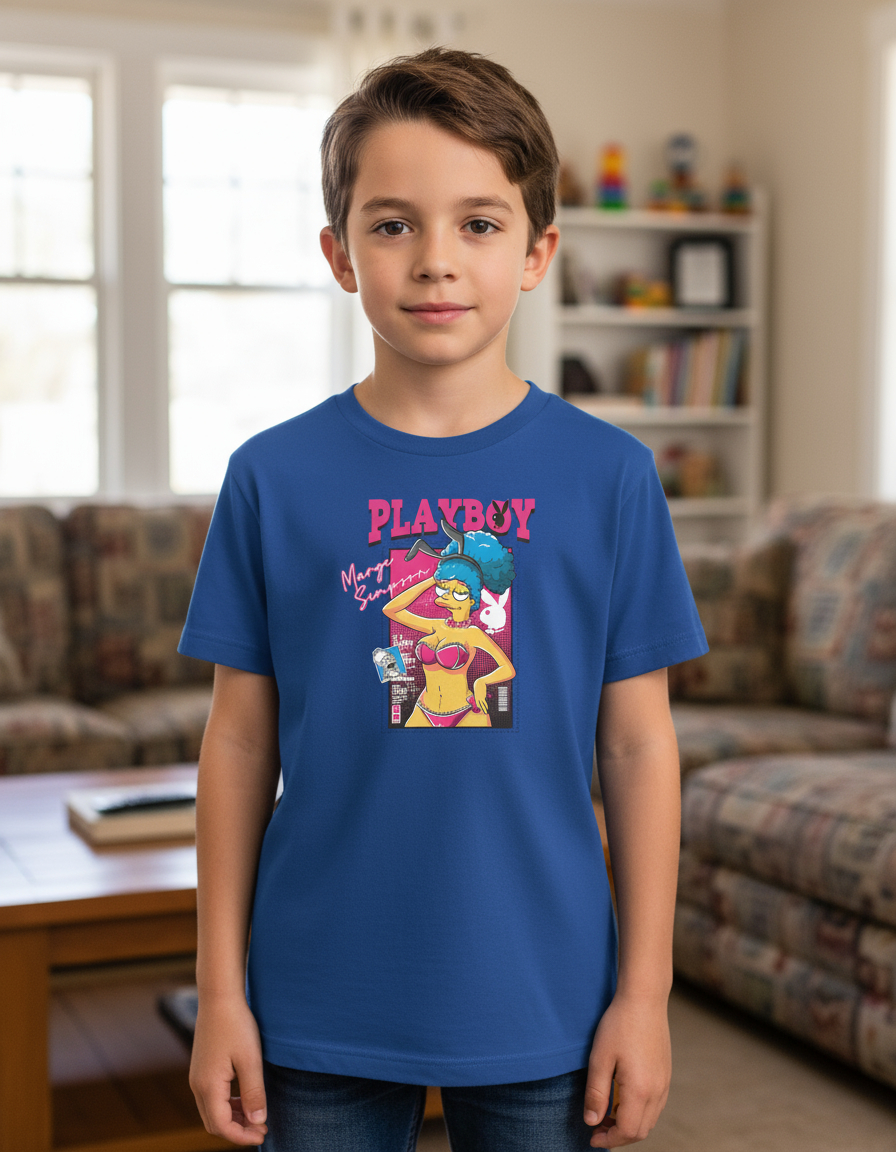 Remera: Marge Simpson Play Boy Memoestampados - Imagen 8