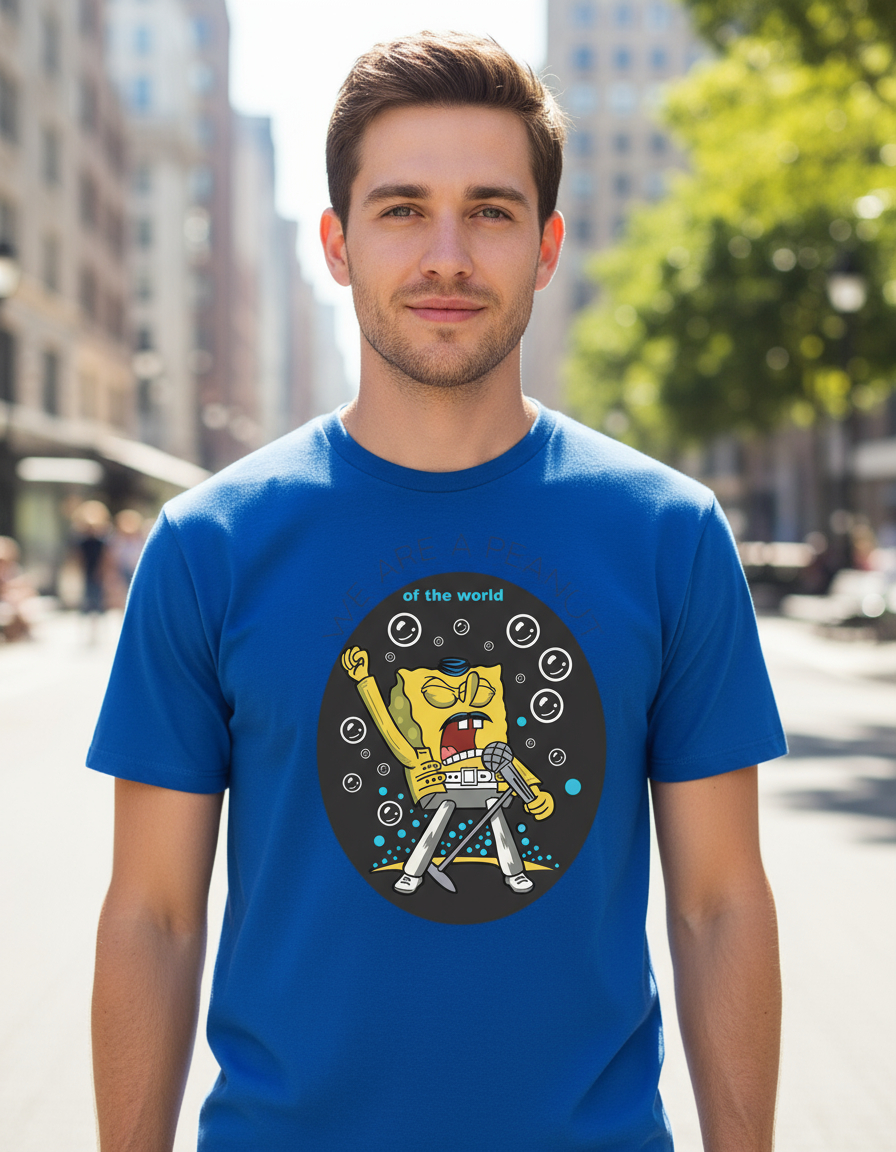 Remera: We Are A Peanut Bob Esponja Memoestampados - Imagen 7