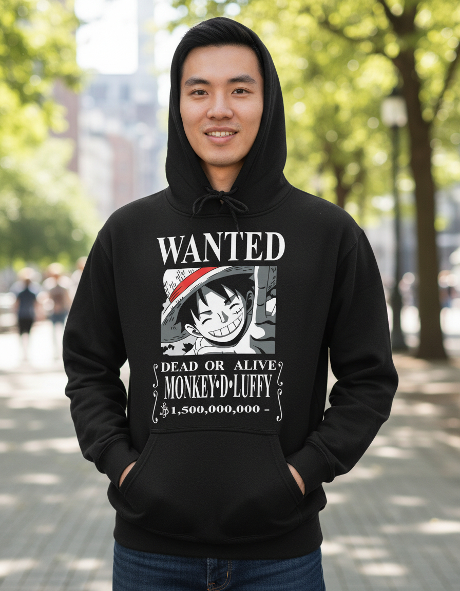 Canguro Wanted Luffy Memoestampados