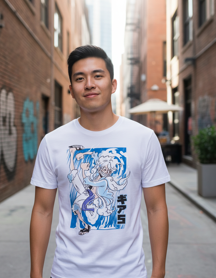 Remera: Luffy Gear Five 04 Memoestampados - Imagen 32