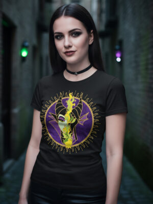 Remera: Malefica 02 Memoestampados