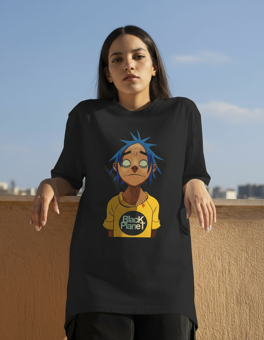 Remera: Gorillaz Black Planet Memoestampados