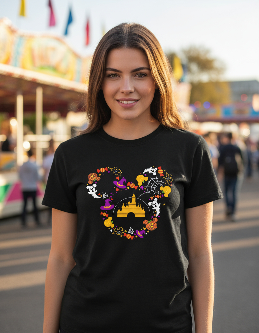 Remera: Mickey Hallowen Memoestampados - Imagen 2