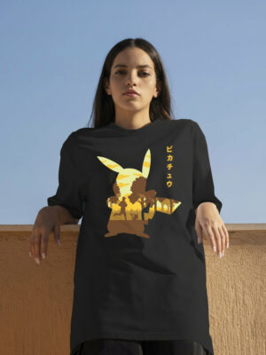Remera: Pikachu Silueta Memoestampados
