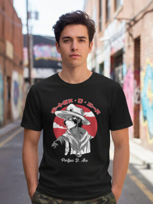 Remera: Portgas D. Ace Memoestampados
