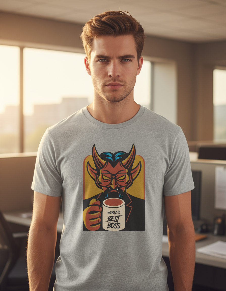 Remera: Worlds Best Boss Memoestampados - Imagen 12
