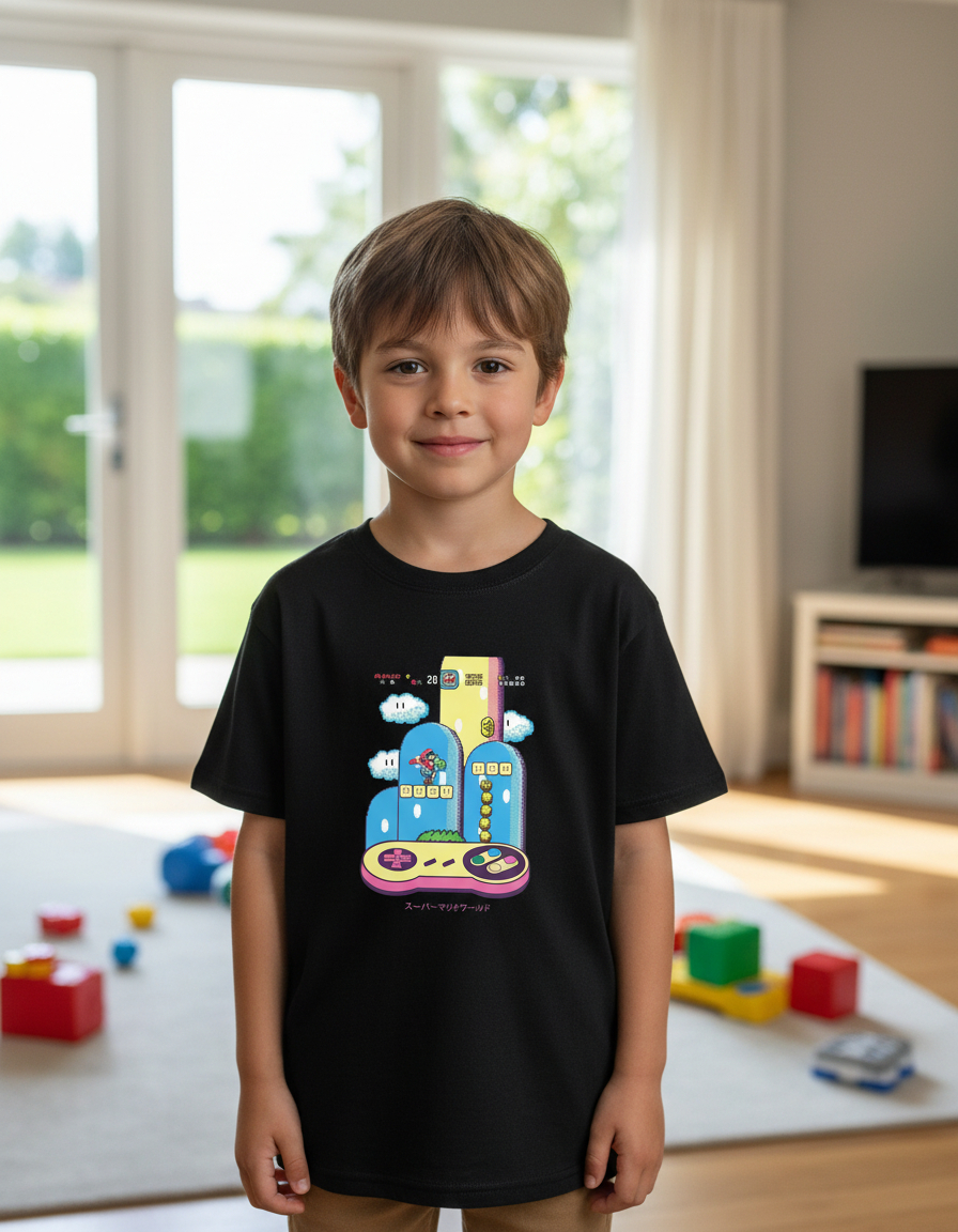 Remera: Super Mario World 01 Memoestampados
