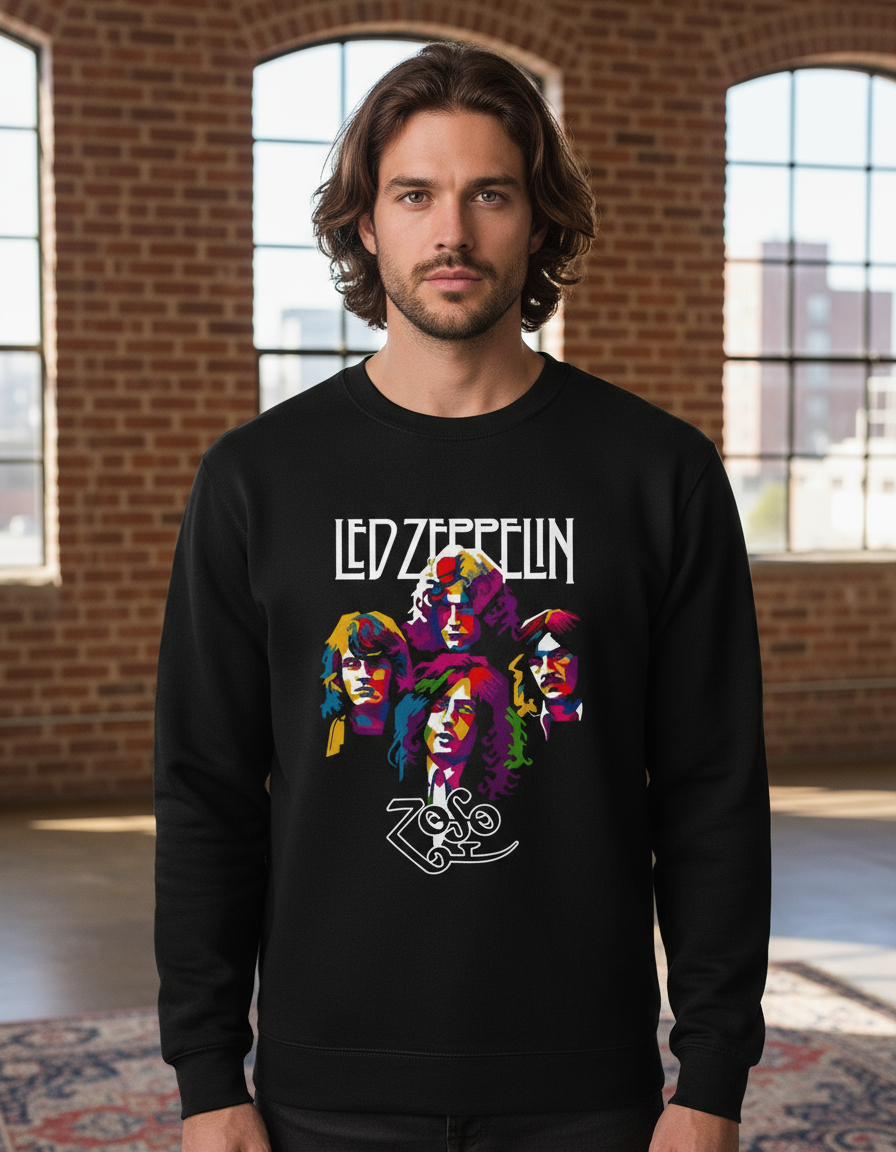 Buzo Led Zeppelin Zoso Memoestampados - Imagen 3