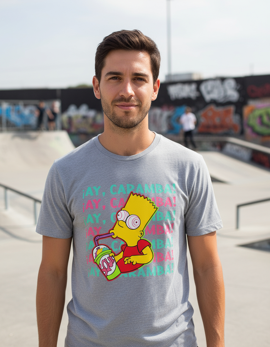 Remera: Bart Ay Caramba Memoestampados - Imagen 19