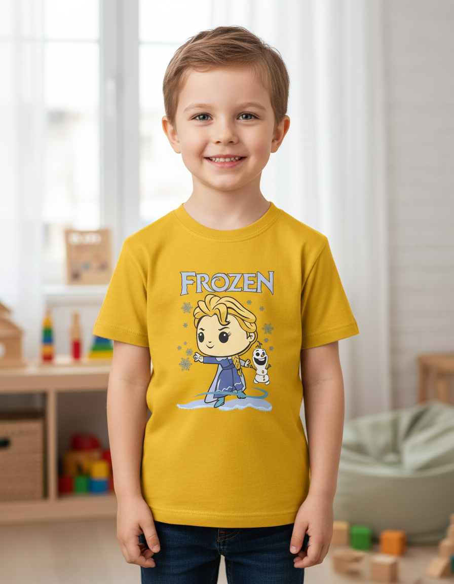 Remera: Frozen Muñeco Memoestampados - Imagen 5
