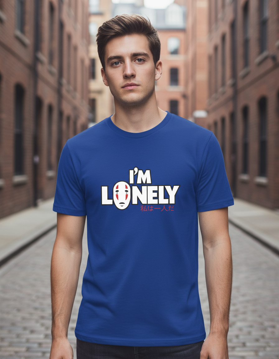 Remera: I_m Lonely No Face Memoestampados - Imagen 4