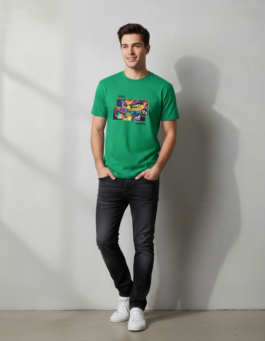 Remera: Goku Vs Naruto Memoestampados - Imagen 17