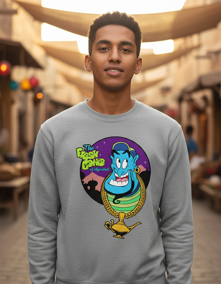 Buzo The Fresh Genie Of Agrabah Memoestampados - Imagen 5