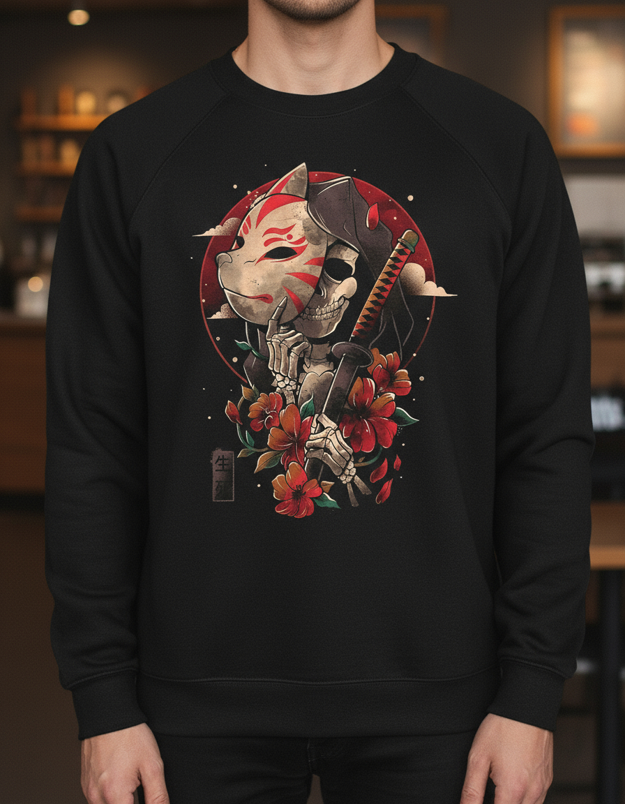 Buzo Cara Samurai Memoestampados