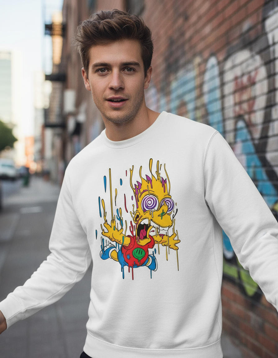 Buzo: Bart Simpsons Dibujo Memoestampados - Imagen 10