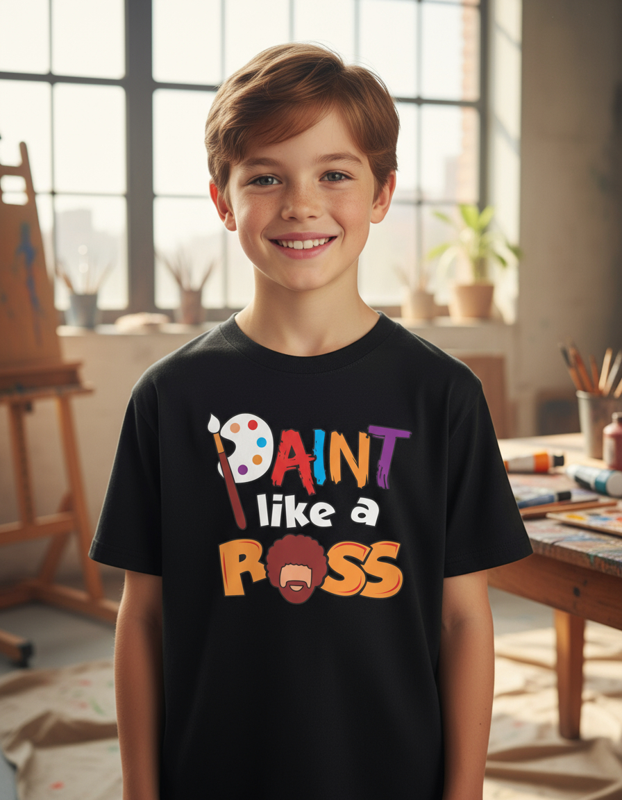 Remera: Paint Like A Ross Memoestampados