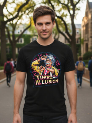 Remera: Time Is An Illusion Memoestampados