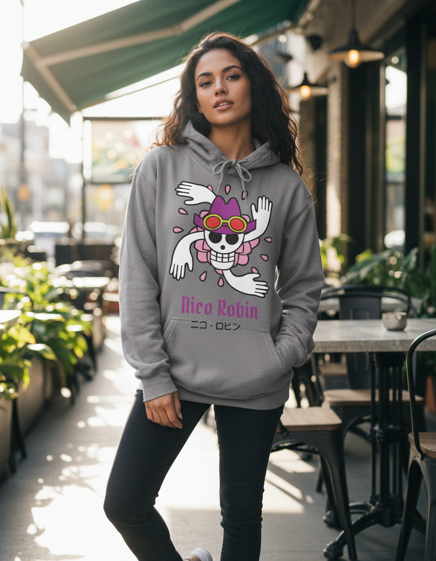Canguro Nico Robin Flag One Piece Memoestampados - Imagen 7