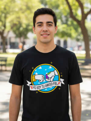 Remera: Yo Soy Tu Amigo Fiel Memoestampados