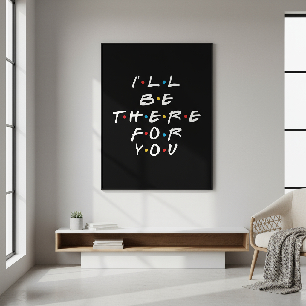 Cuadro Friends 484 30x40 Mdf Memoestampados - Imagen 3