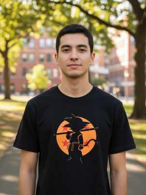 Remera: Goku Silueta 01 Memoestampados