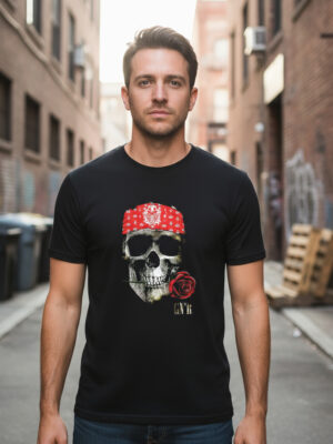 Remera: Guns And Roses Calavera Memoestampados