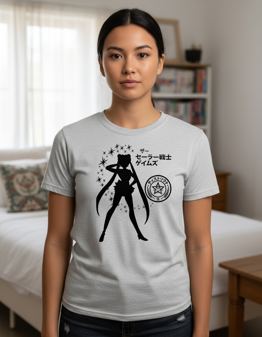 Remera: Sailor Moon Silueta Memoestampados - Imagen 6