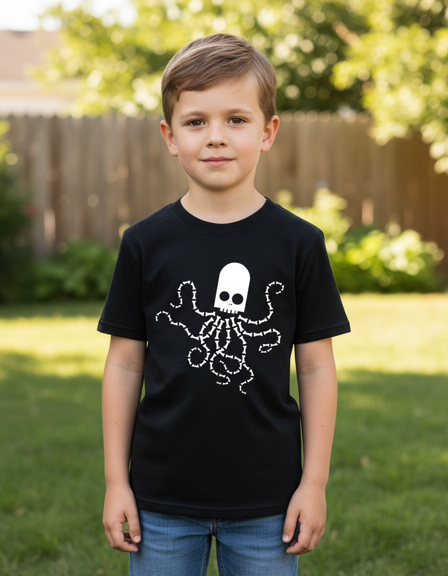 Remera: Skelepulpo Memoestampados
