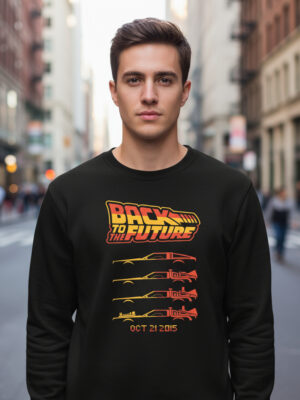 Buzo Back To Future Evolution Delorian Memoestampados