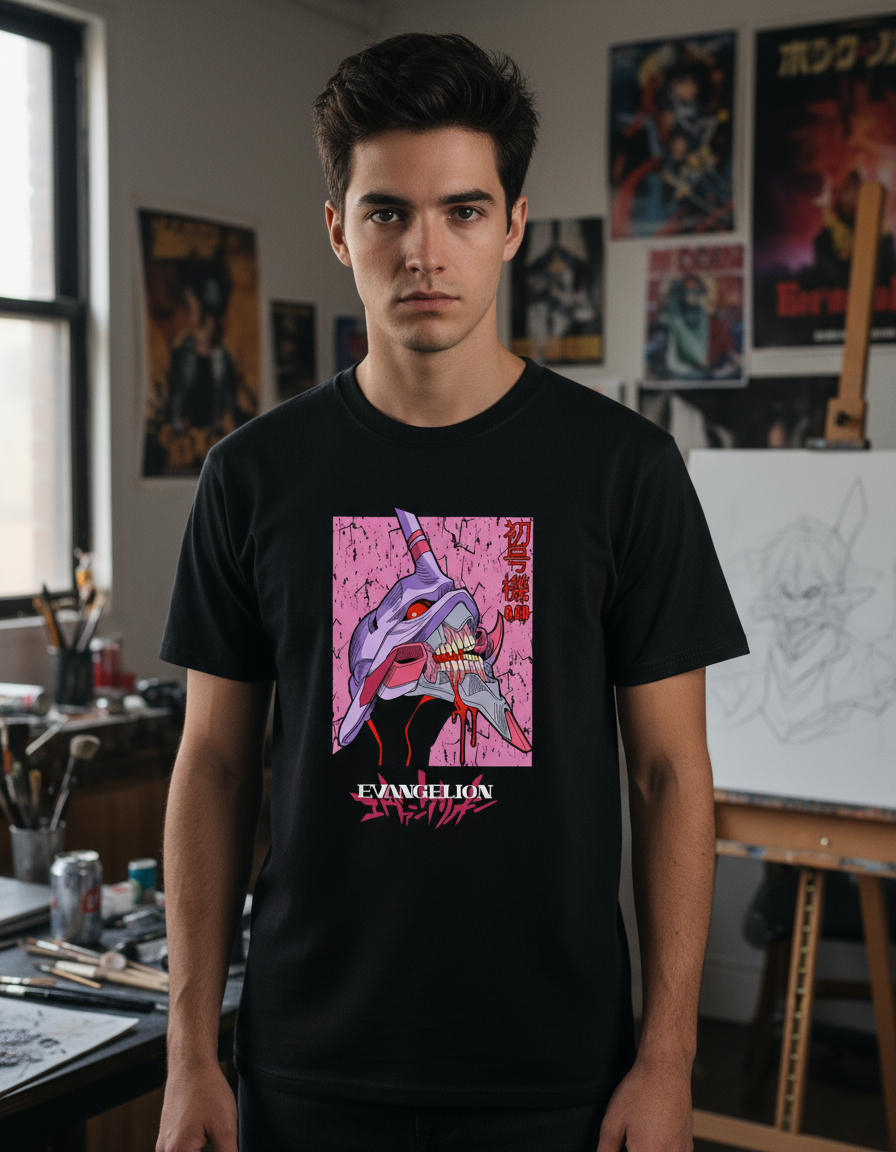 Remera: Evangelion Memoestampados - Imagen 2