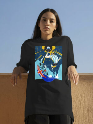 Remera: Maradona Caricatura La Mano De Dios Memoestampados