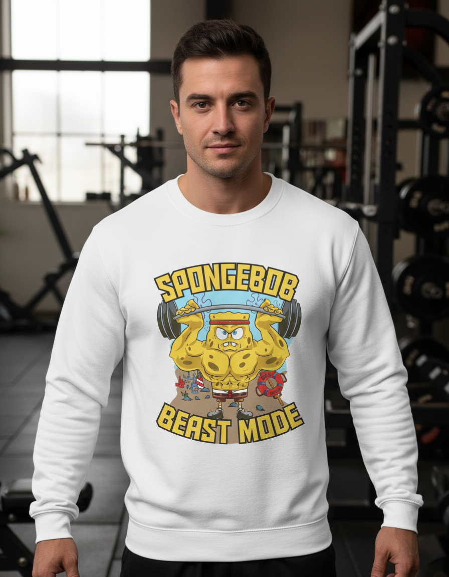 Buzo Sponge Bob Beast Mode Memoestampados