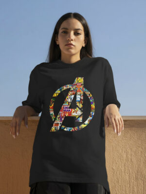 Remera: Avengers Logo Memoestampados