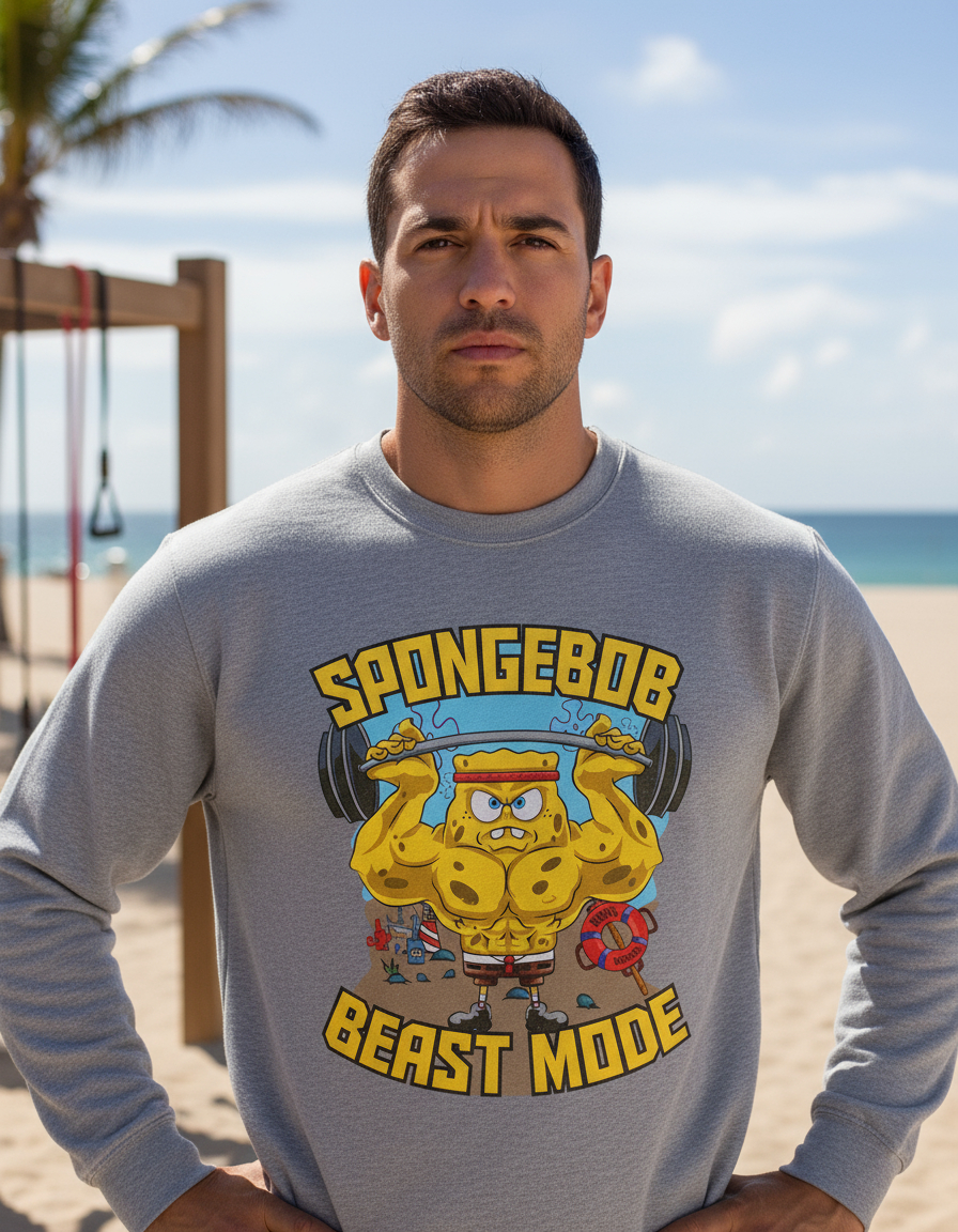 Buzo Sponge Bob Beast Mode Memoestampados - Imagen 7